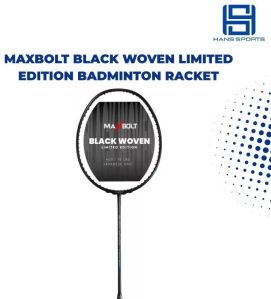 Maxbolt Black Woven Limited Edition Badminton Racket