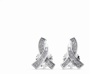 Women Interwoven Elegance Diamond Earrings