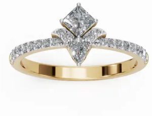Women Ravennas Tulip Radiance Diamond Ring