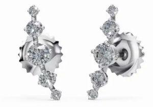 Women Stellar Path Lab-Grown Diamond Earrings