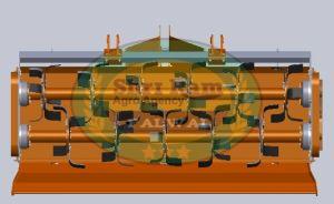 Semi Automatic Dual Shaft Rotavator, Color : Yellow