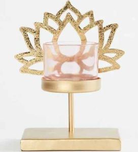 Matte Glass Decorative Table Mount Tea Light Holders Standard