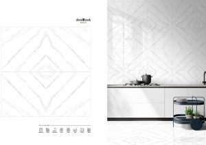 Ceramic Book 563 Glossy Vitrified Tiles 600x1200 Mm for Flooring