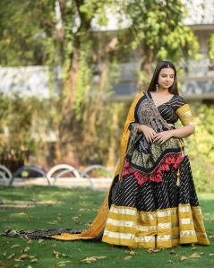 Women's Designer Embroidered Silk Lehenga