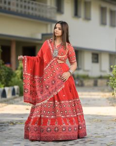 Women's Festive Embroidered Lehenga Choli
