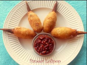 Frozen Paneer Lollipop for Ready To Fry Snack