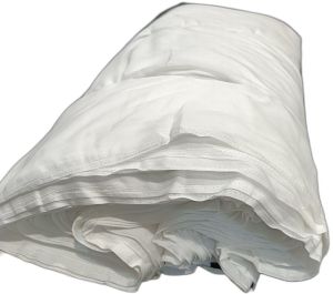 White Nylon Rasgulla Fabric