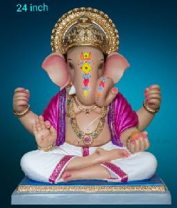 Polished Printed God Ganesha POP Idols, Packaging Type : Multicolor