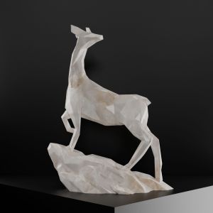 Deer Marble Sculpture