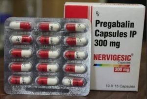 Nervigesic 300mg Pregabalin Capsules, Packaging Type : Box