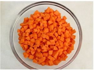Dehydrated Carrot Cubes