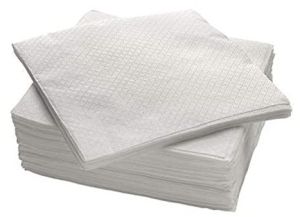 Plain Paper Napkins, Color : White