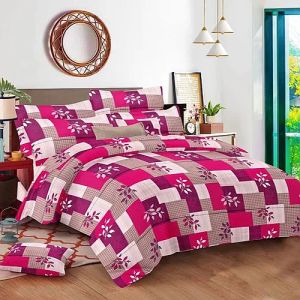 Edson Printed King Size Cotton Bedsheet Set