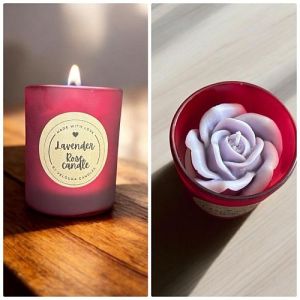 200 Ml Frosted Scented Candle