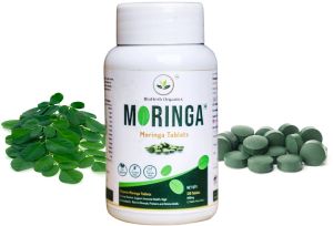 Organic Moringa Tablets, Color : Green, Form : Solid for Medicine
