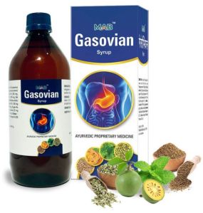 mab gesovian ayurvedic gas relief syrup