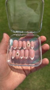 Polished Acrylic Custom Press Artificial Nails, Packaging Type : Box