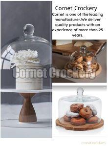 Polished Wooden Hope Cake Stand, Color : Brown