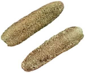 Karru Krafft Natural Body Scrubber Loofahs, Color : Brown 10cm