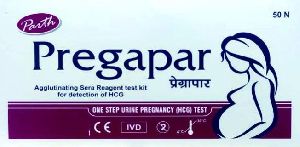 Pregapar Hcg Pregnancy Tests Kit for Clinical, Home Purpose, Hospital