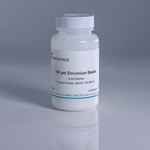 100 Micron Acid Washed Zirconium Beads, 250 Gm