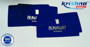 Golden Foiling Custom Hang Tag, Shape : Rectangular