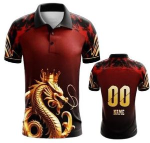 Mens Pmc Red Cricket Jersey