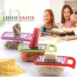 Stainless Steel Cheese Grater, Color : Multicolour