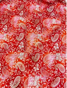 Foil Print Jaal with Leheriya Shades All over on Kota Doria Fabric