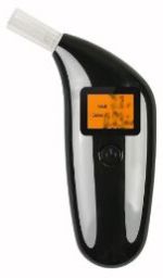 Breathalyzer Alcohol Tester, Color : Black