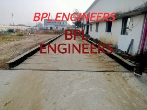 Mild Steel Bpl Electronic Static Road Weighbridge 3m