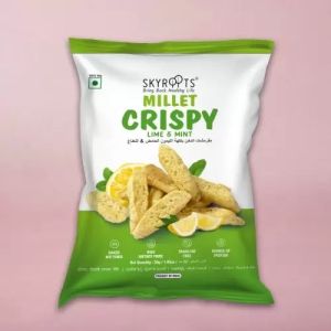 Skyroots Millet Crispy Lime Mint for Snack Or Appetizer