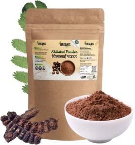 Organic Anand Blended Shikakai Powder, Color : Brown