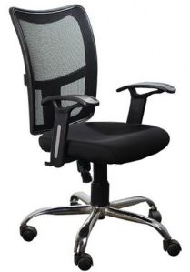 Kylin Mid-Back Chair in Black- Kylin Seating