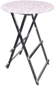 Restaurant Standing Table in Stainless Steel By Kylin