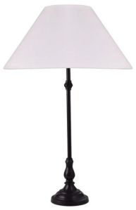 Black Finish Metal Table Lamp