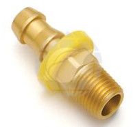 Brass Tapered Male Pipe Thread, Color : Golden