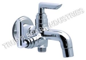 Two Way Bib Cock With Wall Flange