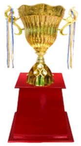 PC-173 Golden Plastic Cup Trophy