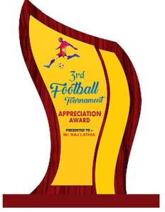 W-846 Customized Wooden Trophy