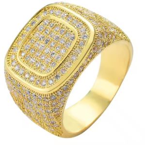 Hip Hop Jewelry Bling Moissanite Ring