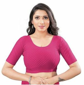 Printed Samiksha Silk Ladies Blouse Wedding Wear, Party Wear