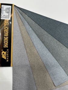 190 G/m Plain Polyester Viscose Suiting Dyed Fabric