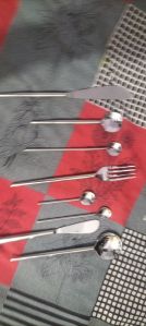 Stainless Steel Cutlery Set, Color : White for Hotels