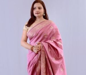 Banarasi Handloom Pure Silk Antic Boota Saree