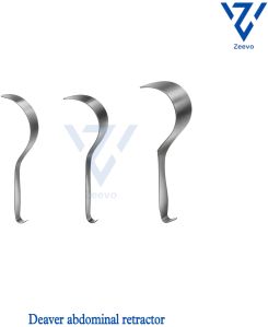 Zeevo Polished Stainless Steel Deavers Abdominal Retractor