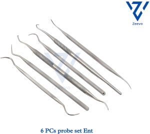Stainless Steel Ent Probe Set