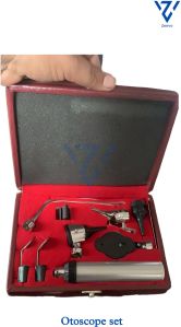 Stainless Steel Otoscope Diagnostic Set For Medical Examination OF Ears
