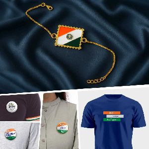 Brother Rakhi Gift, Color : Golden