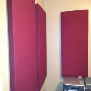 PET Pink Acoustic Panel, Shape : Rectangle for Sound Absorbers